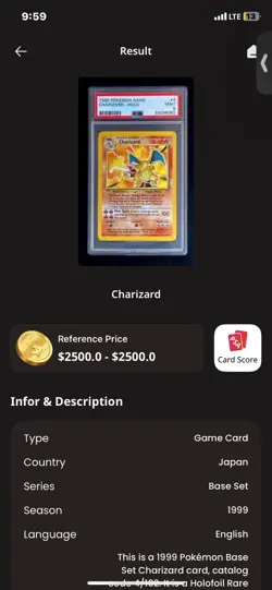 Pokemon TCG Charizard Base Set Holo Unlimited Rare Card 4/102 1995 - Image 4