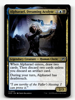 MTG - Alpharael, Dreaming Acolyte #212 - Edge of Eternities - Image 1