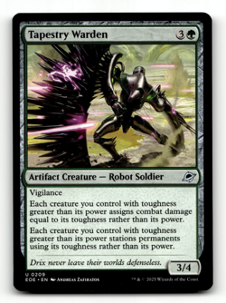 MTG - Tapestry Warden #209 - Edge of Eternities - Image 1