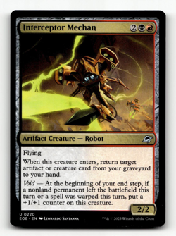 MTG - Interceptor Mechan #220 - Edge of Eternities - Image 1