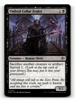MTG - Umbral Collar Zealot #123 - Edge of Eternities - Image 1