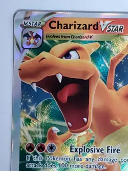 2022 Pokemon SWSH Brilliant Stars Charizard VSTAR Ultra Rare 018/172 #018 - Image 5
