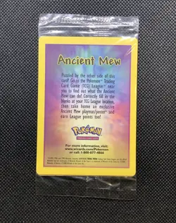 Ancient Mew Pokemon Card Movie Promo Factory SEALED Original 2000 Shiny/ Holo - Image 2