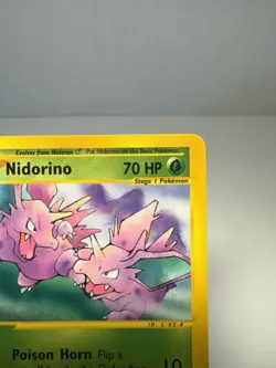 Nidorino 55/147 Aquapolis Pokemon Card Regular Uncommon Near Mint NM / LP + - Image 2