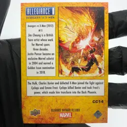 Marvel Card Avengers vs X-Men CC14 Holo Allegiance Upper Deck [NM] - Image 3