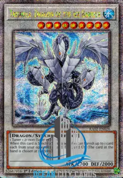 Yugioh RA02-EN026 Trishula, Dragon of the Ice Barrier Quarter Century US Print - Image 1