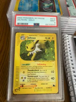 ~ ~ PSA 9 ~ ~ Jolteon Holo Pokemon Skyridge Gem Mint Card ~ #H12 - Image 1