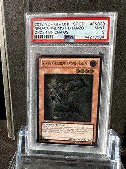 2012 Ninja Grandmaster Hanzo (Ultimate Rare) - PSA 9 1st ED - ORCS-EN029 Yugioh - Image 1