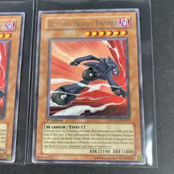 2x Destiny Hero - Dasher - POTD-EN017 - LP Excellent - Rare - 1st Edition - Image 3