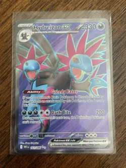 Hydreigon ex - Pokemon TCG White Flare Full Art Ultra Rare Pokemon Card 161/086 - Image 1