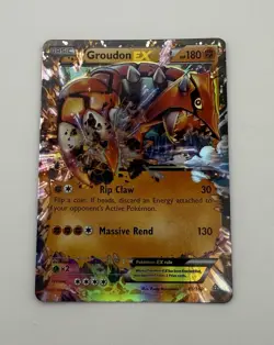 Pokemon Groudon EX Primal Clash 85/160 Holo Ultra Rare Near Mint Card - Image 4