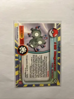 2000 Topps Pokemon Card Magneton #82 TV Animation Edition Series 2 Blue Logo - Image 2