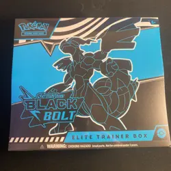 Pokemon TCG Scarlet & Violet Black Bolt Elite Trainer Box ETB trading card game - Image 1