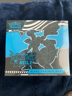 Pokemon TCG Scarlet & Violet Black Bolt Elite Trainer Box ETB trading card game - Image 1