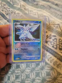 DAMAGED Palkia 26/106 Platinum Stamped Reverse Holo Rare Pokemon TCG Card Promo - Image 1