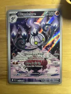 Chandelure 103/086 Illustration Rare - SV White Flare - Holo Pokemon Card - Mint - Image 1