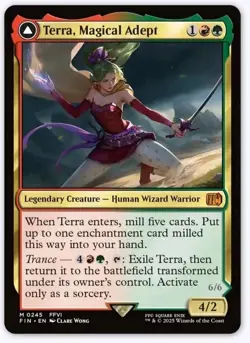 Terra Magical Adept #245 NM/M Final Fantasy MTG Magic Mythic Rare Card - Image 1