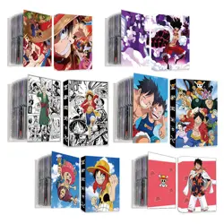One Piece Scrapbook 240 Card Portfolio 4-Pocket Collectible Card Booklet Folder - Image 1