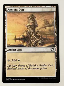 Ancient Den Commander Edge of Eternities Non-Foil Regular MTG - Image 1
