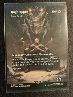 MTG Hugo Kupka - Bruse Tarl, Boorish Herder 0050 FCA FFXVI Showcase Near Mint - Image 1