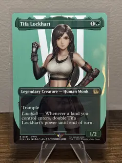 MTG Final Fantasy Tifa Lockhart (Borderless) Non-foil R 391 - Image 1