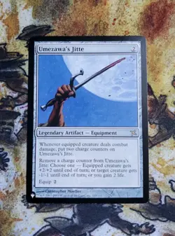 MTG Magic the Gathering Umezawa's Jitte (725/1104) The List LP - Image 1