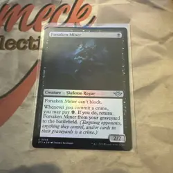 MTG Forsaken Miner #0088 Foil OTJ! Uncommon Hot! - Image 1