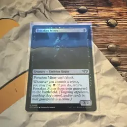 MTG Forsaken Miner #0088 Foil OTJ! Uncommon Hot! - Image 2
