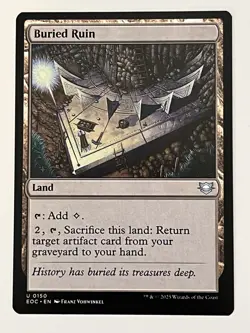 Buried Ruin Commander: Edge of Eternities Non-Foil Regular MTG - Image 1