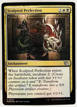 Sculpted Perfection -#253-MTG-March of the Machine-FOIL-NM - Image 1