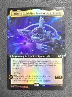 Infinite Guideline Station (Extended Art) Edge of Eternities Foil MTG NM Magic - Image 1