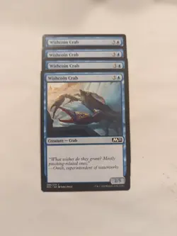 (4) Wishcoin Crab *PLAYSET* Core Set 2021 Regular NM MTG - Image 1