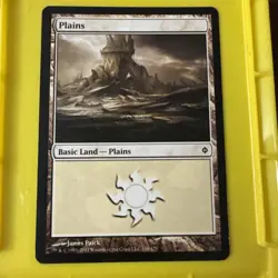 Magic The Gathering New Phyrexia Plains #166/175 Land MTG TCG CCG - Image 1
