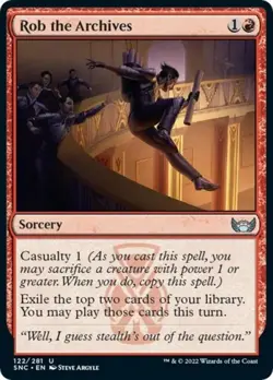 Rob the Archives - Near Mint MTG Streets of New Capenna - Image 1