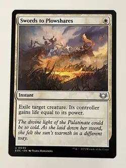 Swords to Plowshares Commander: Edge of Eternities Non-Foil Regular MTG - Image 1