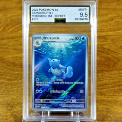 Pokemon SV 151 Wartortle 171/165 AGS Mint+ 9.5 FA Full Art Holo Secret Rare 2023 - Image 1