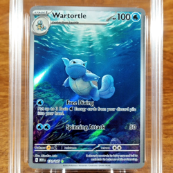 Pokemon SV 151 Wartortle 171/165 AGS Mint+ 9.5 FA Full Art Holo Secret Rare 2023 - Image 2