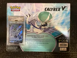 PSA 10 Ice Rider Calyrex + Pokemon Ice Rider Calyrex V Box NEW Chilling Reign - Image 2