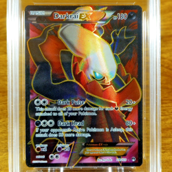 Pokemon XY Breakpoint Darkrai EX 118/122 AGS Mint+ 9.5 Full Art Holo Rare 2016 - Image 2