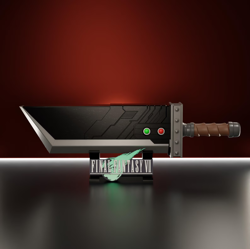 Final Fantasy Buster Sword Deck Box | MTG Card Holder | Gamer Gift for Him - Image 1