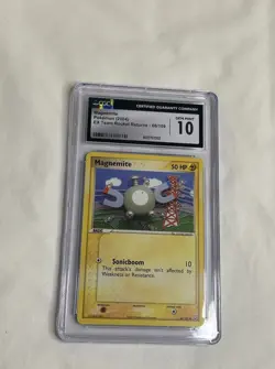 Magnemite 2004 EX Team Rocket Returns 66/109 Pokemon CGC 10 - Image 2