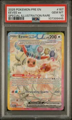 Pokemon En-prismatic Evolutions 167 Eevee Ex Special Illustration Rare PSA 10 - Image 1