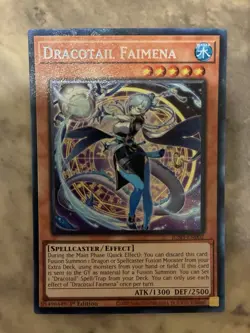 Yugioh! TCG - Dracotail Faimena - Collector’s Rare - Justice Hunters -JUSH-EN002 - Image 1