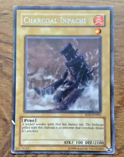 Yugioh Charcoal Inpachi SOD-EN001 . Free Postage - Image 1