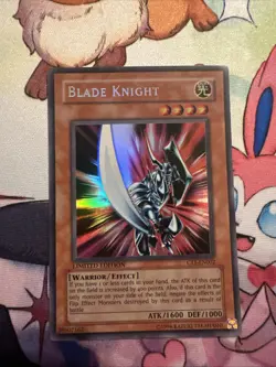 Blade Knight CT1-EN002 - Yugioh TCG - Super Holo Error Misprint - HP - Image 1