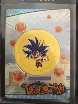 Dragon Ball (Flame) Ultra Instinct Goku Coin Card - Image 1