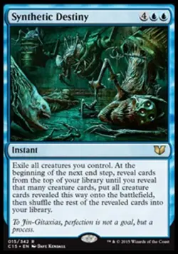 Synthetic Destiny - Medium Play MTG Commander 2015 - Image 1