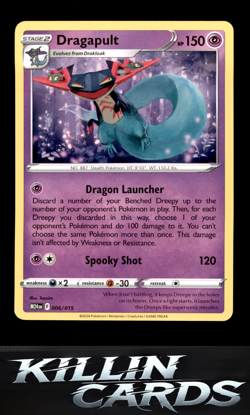 Dragapult 006/015 Pokemon Promo McDonald's Promos 2024 Card NM - Image 1