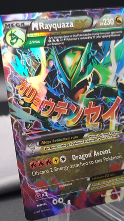 M Rayquaza EX 61/108 XY: Roaring Skies Ultra Rare Pokemon TCG Card LP - Image 2