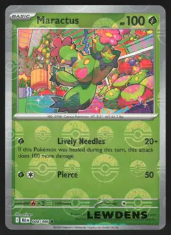 Maractus - 008/086 - POKE BALL Reverse Holo - Black Bolt - Pokemon Card - Image 1